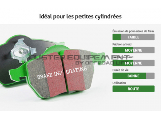 PLAQUETTES de FREIN Avant EBC Greenstuff - Offroad Protect